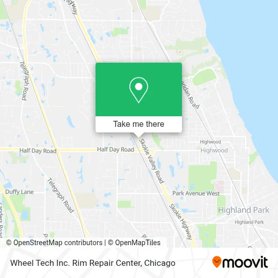 Wheel Tech Inc. Rim Repair Center map
