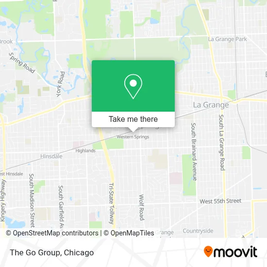 The Go Group map