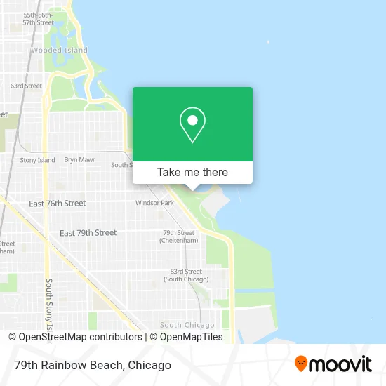 79th Rainbow Beach map