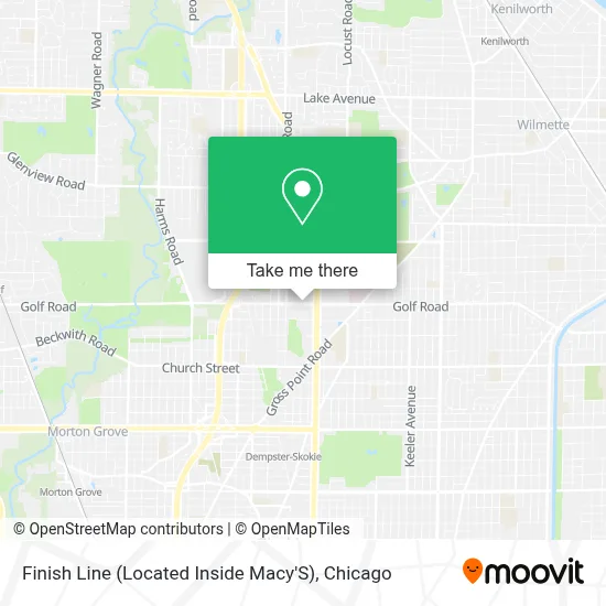 Finish Line (Located Inside Macy'S) map