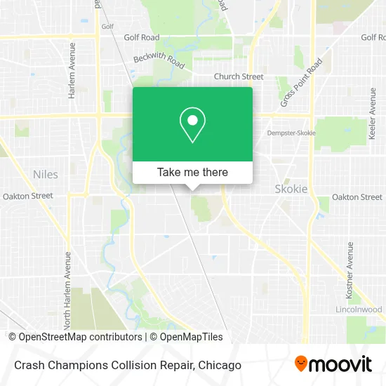 Crash Champions Collision Repair map