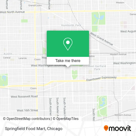 Springfield Food Mart map