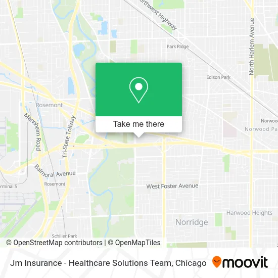 Jm Insurance - Healthcare Solutions Team map