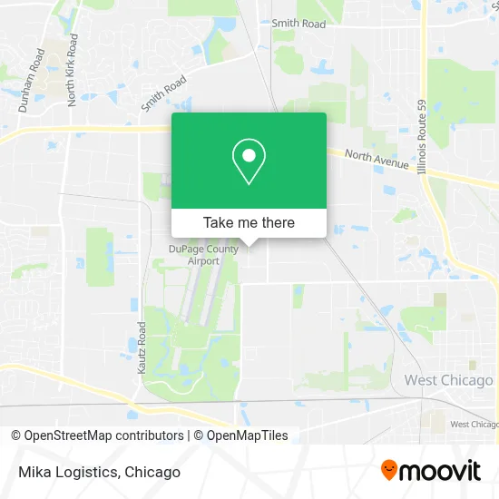 Mika Logistics map