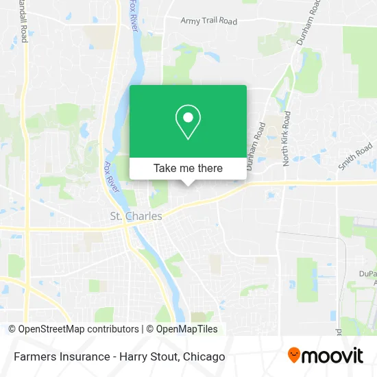 Farmers Insurance - Harry Stout map