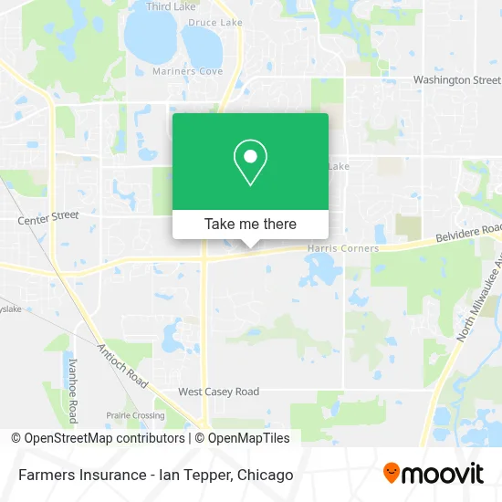 Farmers Insurance - Ian Tepper map