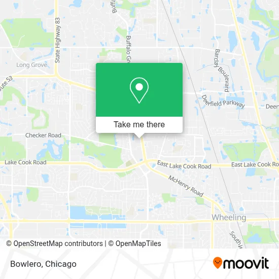 Bowlero map