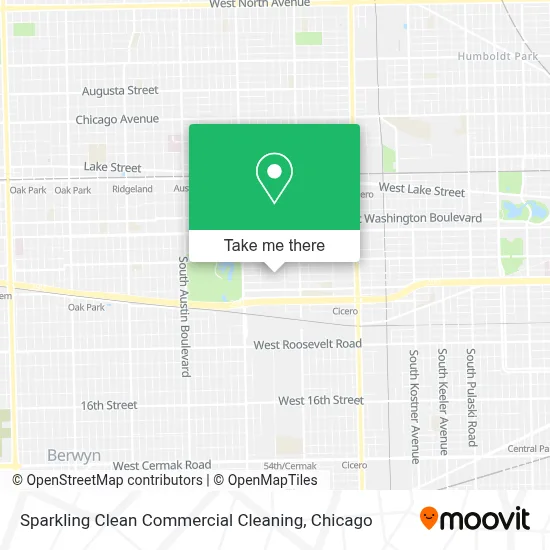 Sparkling Clean Commercial Cleaning map