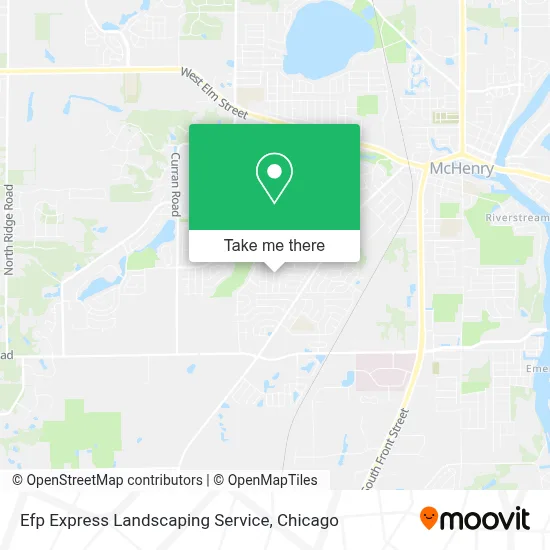 Efp Express Landscaping Service map