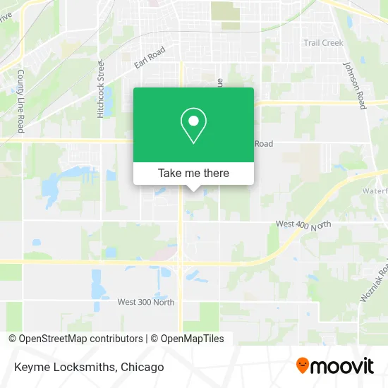 Keyme Locksmiths map