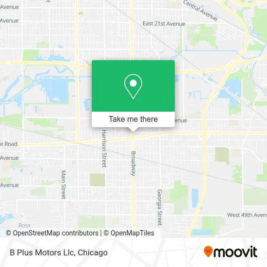 B Plus Motors Llc map