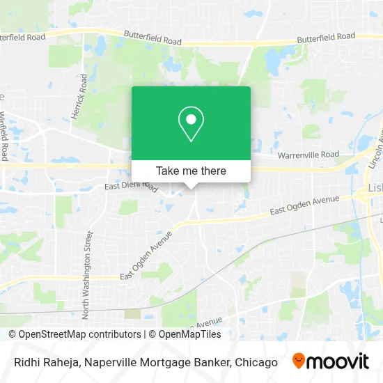 Ridhi Raheja, Naperville Mortgage Banker map