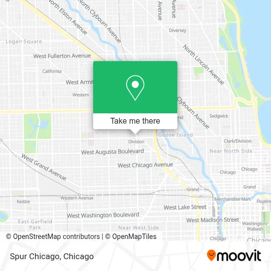 Spur Chicago map