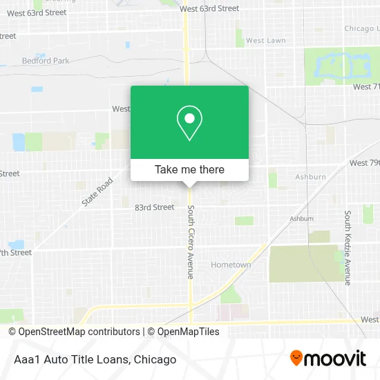 Aaa1 Auto Title Loans map