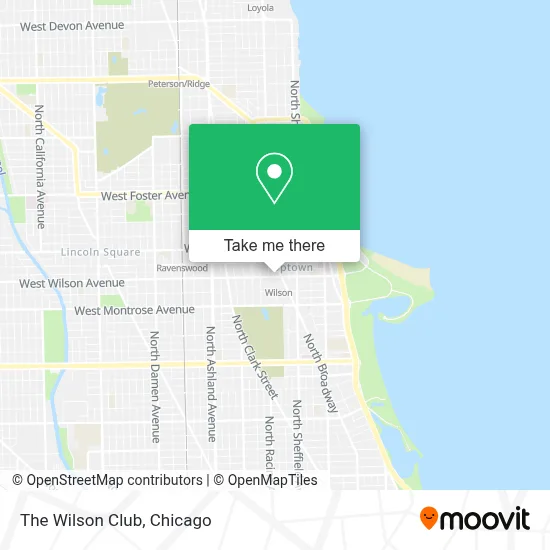 The Wilson Club map
