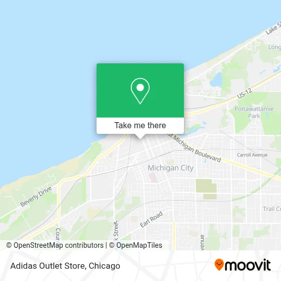 Adidas Outlet Store map