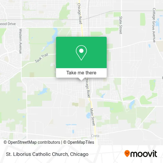 St. Liborius Catholic Church map