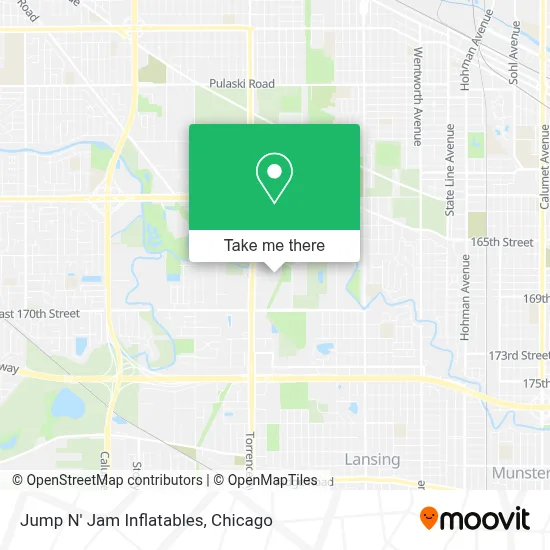Jump N' Jam Inflatables map
