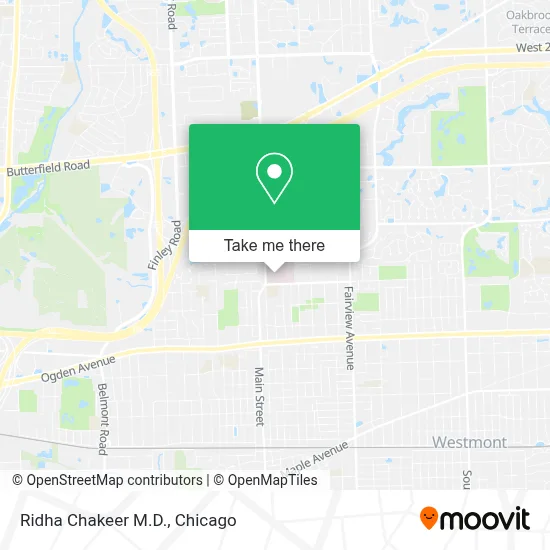 Ridha Chakeer M.D. map