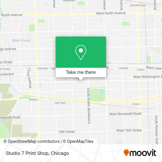 Studio 7 Print Shop map