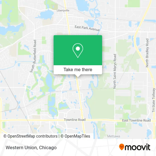 Western Union map
