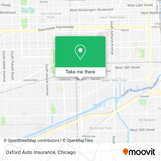 Oxford Auto Insurance map