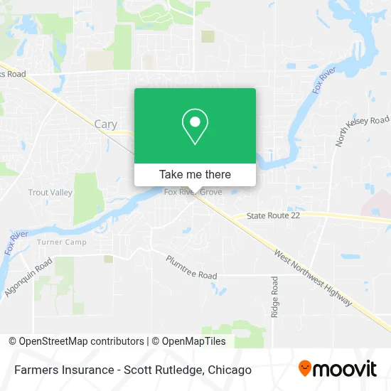Farmers Insurance - Scott Rutledge map