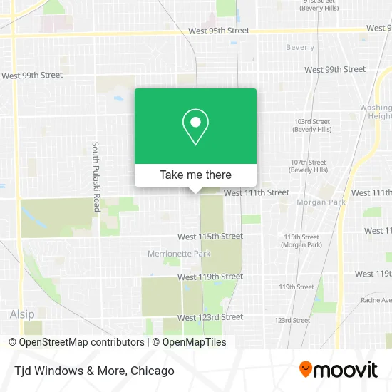 Tjd Windows & More map