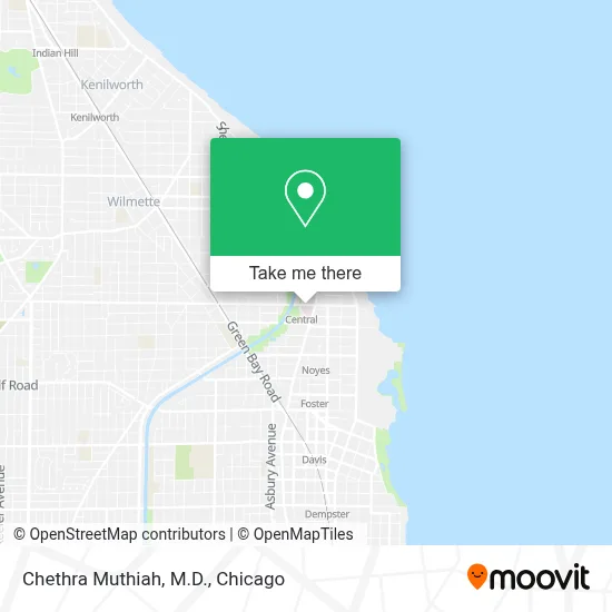 Chethra Muthiah, M.D. map