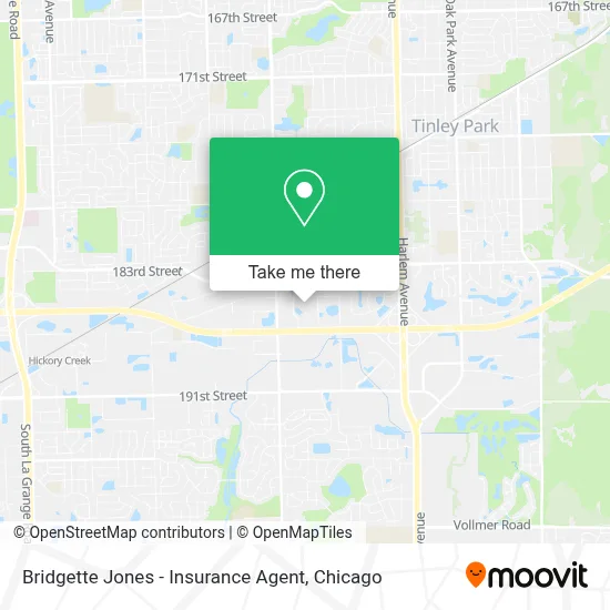 Bridgette Jones - Insurance Agent map