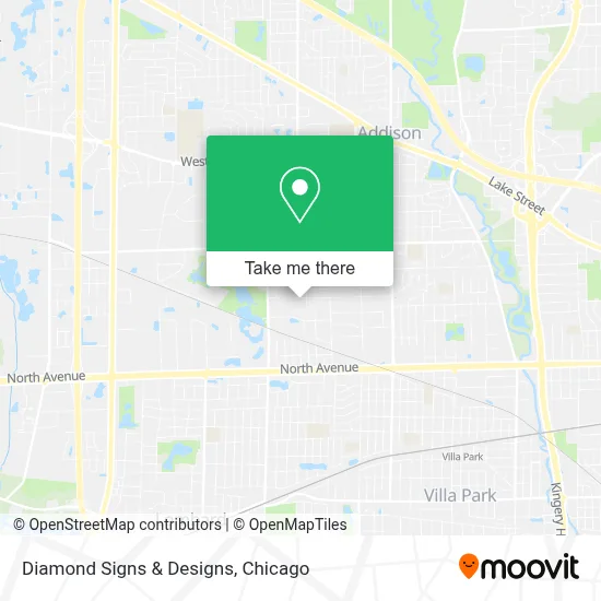 Diamond Signs & Designs map