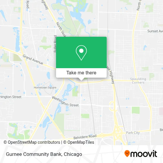 Gurnee Community Bank map