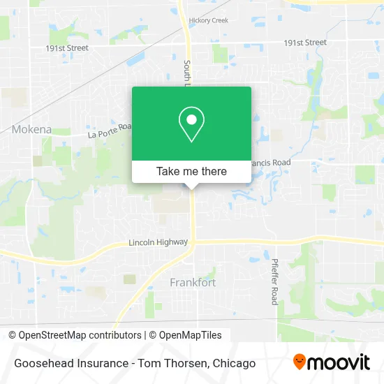 Goosehead Insurance - Tom Thorsen map