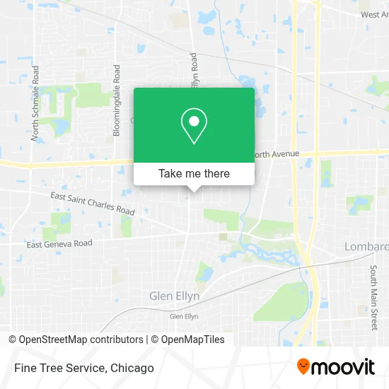 Fine Tree Service map