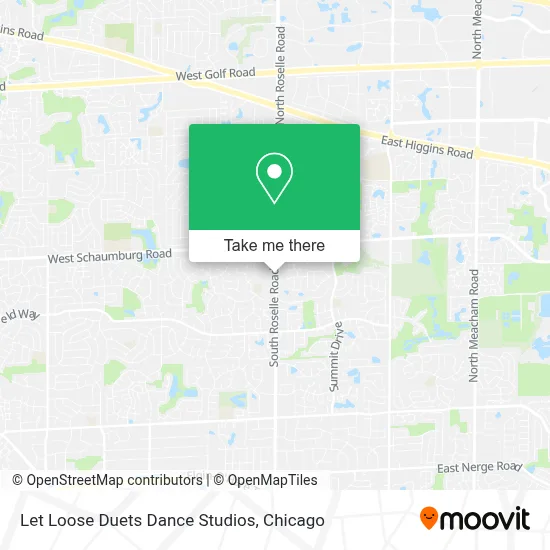 Let Loose Duets Dance Studios map