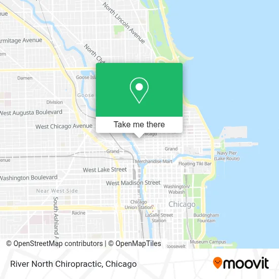 River North Chiropractic map