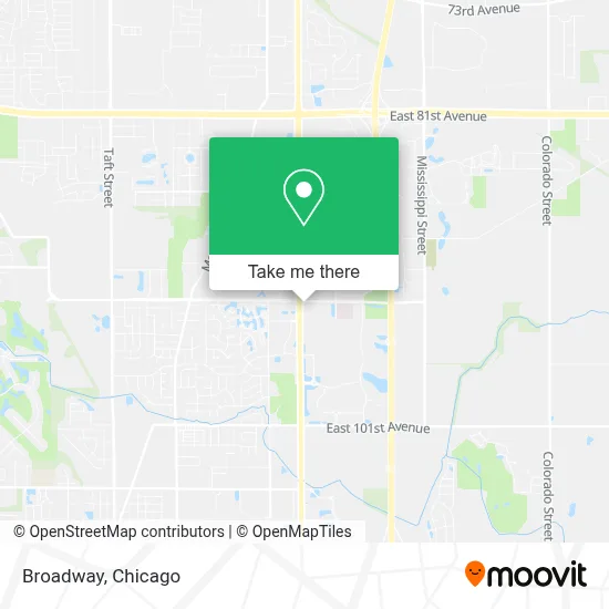 Broadway map
