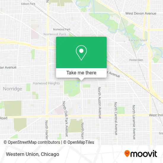 Western Union map