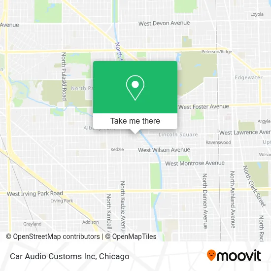 Car Audio Customs Inc map