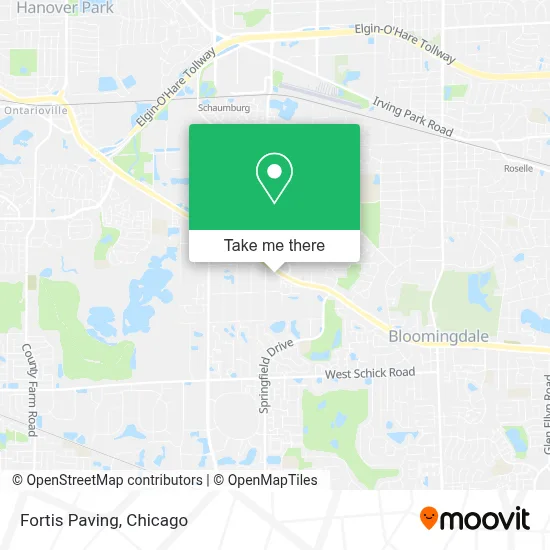 Fortis Paving map