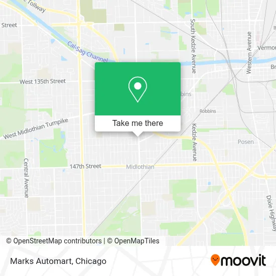 Marks Automart map