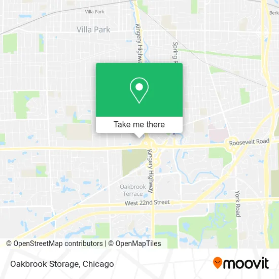Oakbrook Storage map