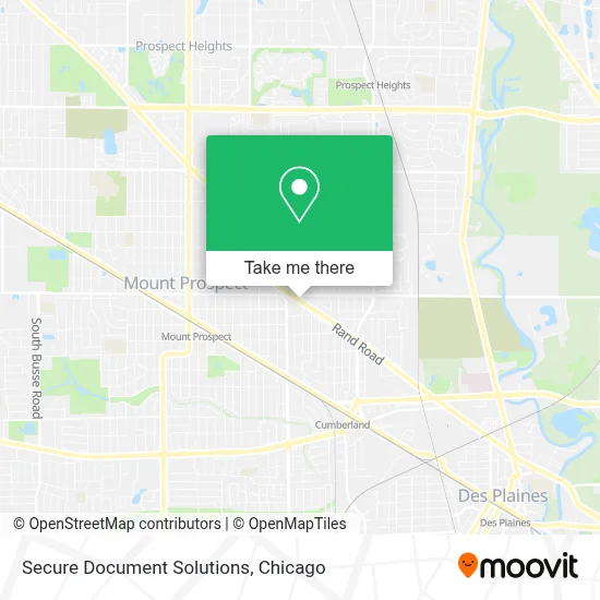 Secure Document Solutions map