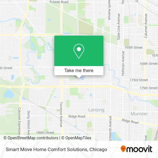 Smart Move Home Comfort Solutions map