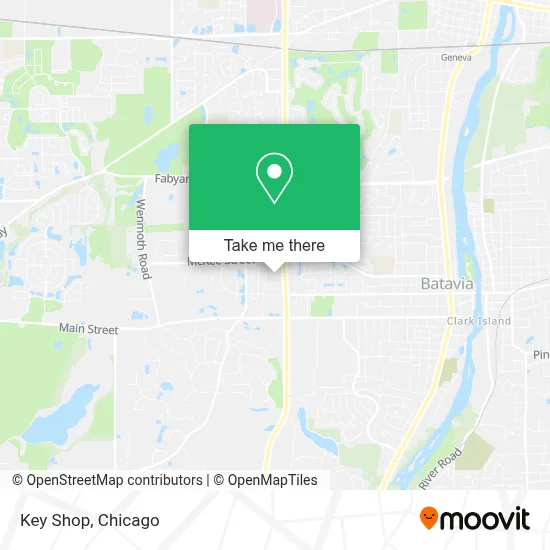 Key Shop map