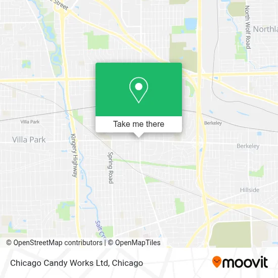 Chicago Candy Works Ltd map