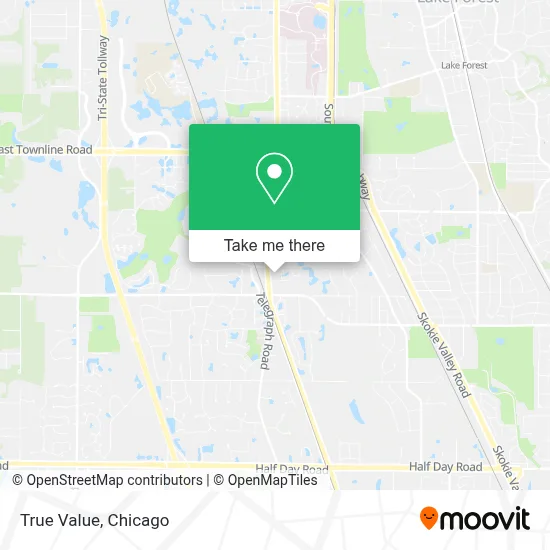 True Value map