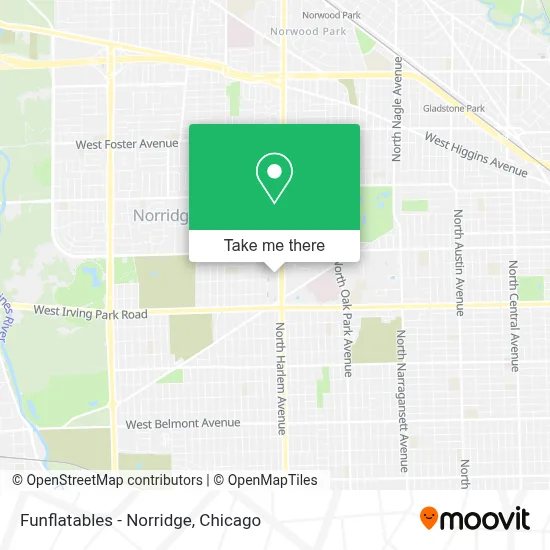 Funflatables - Norridge map
