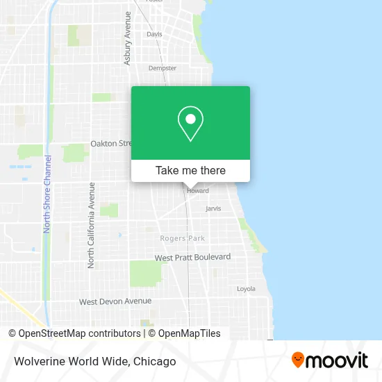 Wolverine World Wide map