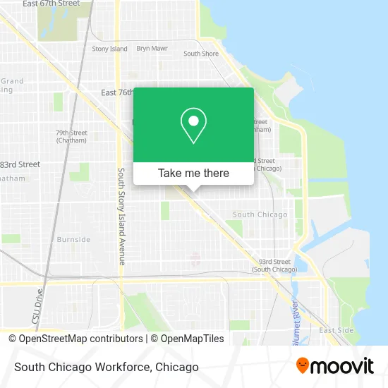 South Chicago Workforce map